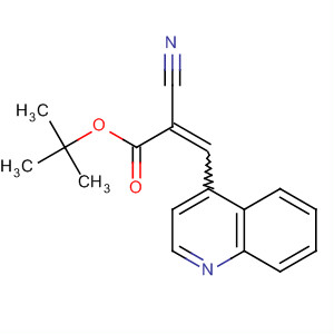 796856-32-1  2-Propenoic acid, 2-cyano-3-(4-quinolinyl)-, 1,1-dimethylethyl ester