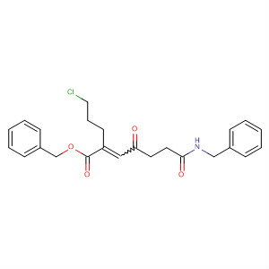 796866-59-6  2-Heptenoic acid,2-(3-chloropropyl)-4,7-dioxo-7-[(phenylmethyl)amino]-, phenylmethylester, (2E)-