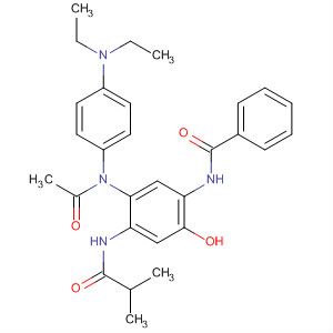 796881-97-5  Benzamide,N-[5-[acetyl[4-(diethylamino)phenyl]amino]-2-hydroxy-4-[(2-methyl-1-oxopropyl)amino]phenyl]-