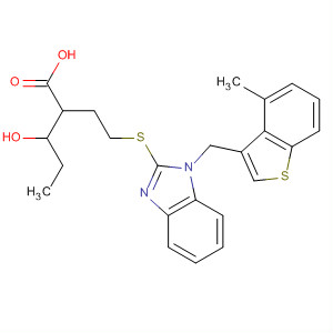 796964-39-1  Butanoic acid,4-[[1-[(4-methylbenzo[b]thien-3-yl)methyl]-1H-benzimidazol-2-yl]thio]-,compd. with 2-propanol