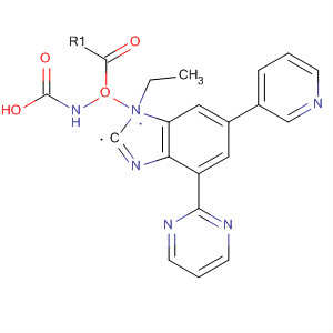 797046-03-8  Carbamic acid, [6-(3-pyridinyl)-4-(2-pyrimidinyl)-1H-benzimidazol-2-yl]-,ethyl ester