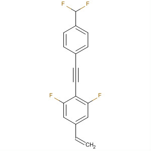 797047-49-5  Benzene, 2-[[4-(difluoromethyl)phenyl]ethynyl]-5-ethenyl-1,3-difluoro-