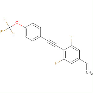 797047-52-0  Benzene, 5-ethenyl-1,3-difluoro-2-[[4-(trifluoromethoxy)phenyl]ethynyl]-