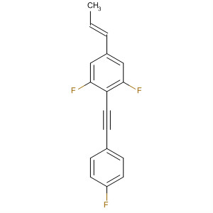 797047-53-1  Benzene, 1,3-difluoro-2-[(4-fluorophenyl)ethynyl]-5-(1E)-1-propenyl-