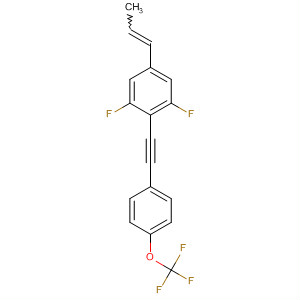797047-58-6  Benzene,1,3-difluoro-5-(1E)-1-propenyl-2-[[4-(trifluoromethoxy)phenyl]ethynyl]-