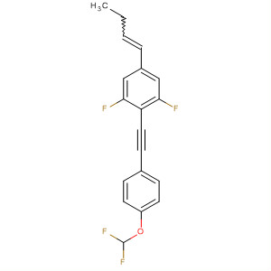 797047-63-3  Benzene,5-(1E)-1-butenyl-2-[[4-(difluoromethoxy)phenyl]ethynyl]-1,3-difluoro-