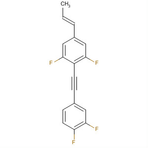 797047-94-0  Benzene, 2-[(3,4-difluorophenyl)ethynyl]-1,3-difluoro-5-(1E)-1-propenyl-