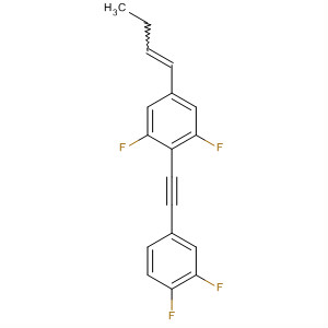 797048-00-1  Benzene, 5-(1E)-1-butenyl-2-[(3,4-difluorophenyl)ethynyl]-1,3-difluoro-
