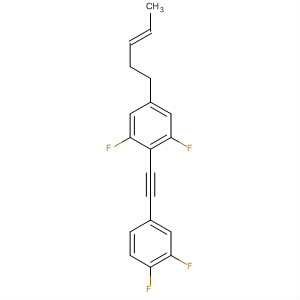 797048-18-1  Benzene, 2-[(3,4-difluorophenyl)ethynyl]-1,3-difluoro-5-(3E)-3-pentenyl-