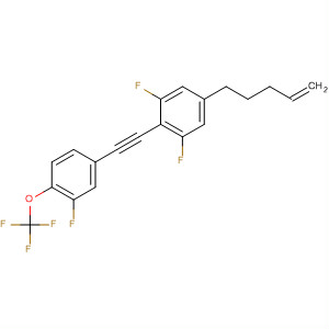 797048-29-4  Benzene,1,3-difluoro-2-[[3-fluoro-4-(trifluoromethoxy)phenyl]ethynyl]-5-(4-pentenyl)-