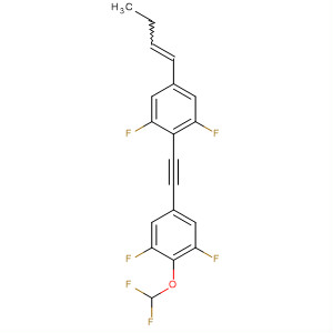 797048-48-7  Benzene,5-(1E)-1-butenyl-2-[[4-(difluoromethoxy)-3,5-difluorophenyl]ethynyl]-1,3-difluoro-