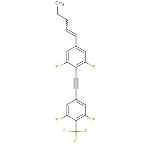 797048-53-4  Benzene,5-[[2,6-difluoro-4-(1E)-1-pentenylphenyl]ethynyl]-1,3-difluoro-2-(trifluoromethyl)-
