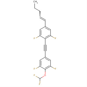 797048-54-5  Benzene,2-(difluoromethoxy)-5-[[2,6-difluoro-4-(1E)-1-pentenylphenyl]ethynyl]-1,3-difluoro-