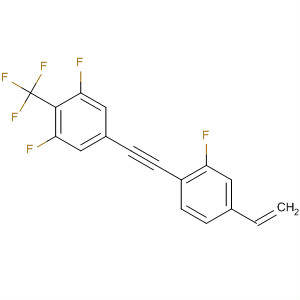 797048-75-0  Benzene,5-[(4-ethenyl-2-fluorophenyl)ethynyl]-1,3-difluoro-2-(trifluoromethyl)-