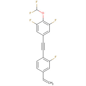 797048-76-1  Benzene,2-(difluoromethoxy)-5-[(4-ethenyl-2-fluorophenyl)ethynyl]-1,3-difluoro-