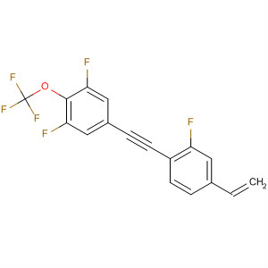 797048-77-2  Benzene,5-[(4-ethenyl-2-fluorophenyl)ethynyl]-1,3-difluoro-2-(trifluoromethoxy)-