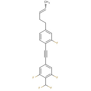 797049-03-7  Benzene,2-(difluoromethyl)-1,3-difluoro-5-[[2-fluoro-4-(3E)-3-pentenylphenyl]ethynyl]-