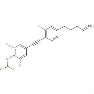 797049-11-7  Benzene,2-(difluoromethoxy)-1,3-difluoro-5-[[2-fluoro-4-(4-pentenyl)phenyl]ethynyl]-