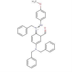 79739-90-5  Benzaldehyde, 4-[bis(phenylmethyl)amino]-,(4-methoxyphenyl)(phenylmethyl)hydrazone