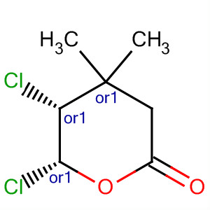 79749-61-4  2H-Pyran-2-one, 5,6-dichlorotetrahydro-4,4-dimethyl-, cis-