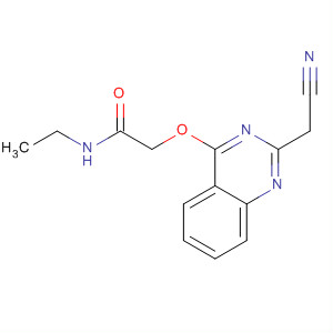 76473-47-7  Acetamide, 2-[[2-(cyanomethyl)-4-quinazolinyl]oxy]-N-ethyl-