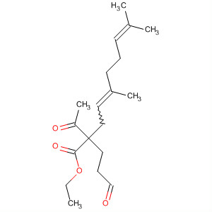 76524-01-1  4,8-Decadienoic acid, 2-acetyl-5,9-dimethyl-2-(3-oxopropyl)-, ethylester