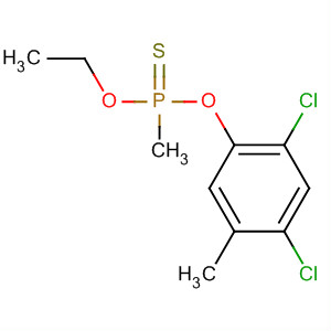 76538-27-7  Phosphonothioic acid, methyl-, O-(2,4-dichloro-5-methylphenyl) O-ethylester 76538-27-7  Phosphonothioic acid, methyl-, O-(2,4-dichloro-5-methylphenyl) O-ethylester