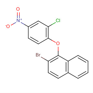 76590-15-3  Naphthalene, 2-bromo-1-(2-chloro-4-nitrophenoxy)-