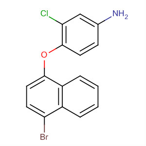 76590-27-7  Benzenamine, 4-[(4-bromo-1-naphthalenyl)oxy]-3-chloro-