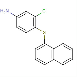 76590-39-1  Benzenamine, 3-chloro-4-(1-naphthalenylthio)-