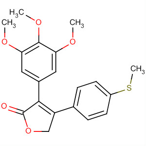 765912-61-6  2(5H)-Furanone, 4-[4-(methylthio)phenyl]-3-(3,4,5-trimethoxyphenyl)-