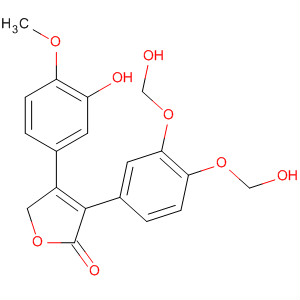 765912-63-8  2(5H)-Furanone,3-[3,4-bis(hydroxymethoxy)phenyl]-4-(3-hydroxy-4-methoxyphenyl)-