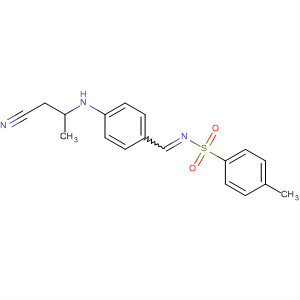 765950-90-1  Benzenesulfonamide,N-[[4-[(cyanomethyl)ethylamino]phenyl]methylene]-4-methyl-