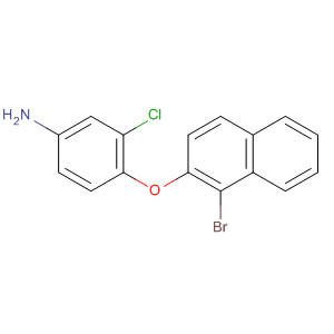 76604-03-0  Benzenamine, 4-[(1-bromo-2-naphthalenyl)oxy]-3-chloro-