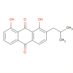 76643-51-1  9,10-Anthracenedione, 1,8-dihydroxy-2-(2-methylpropyl)-