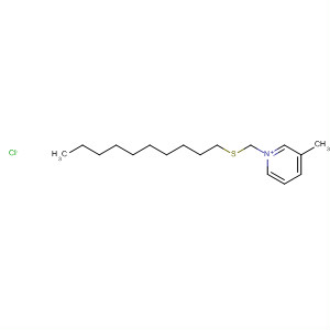 76652-33-0  Pyridinium, 1-[(decylthio)methyl]-3-methyl-, chloride