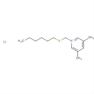 76652-35-2  Pyridinium, 1-[(hexylthio)methyl]-3,5-dimethyl-, chloride