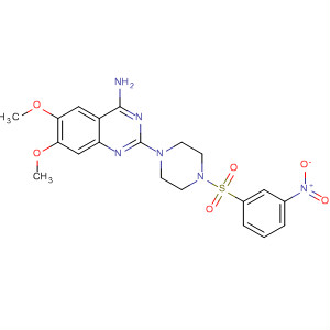 766532-65-4  Piperazine,1-(4-amino-6,7-dimethoxy-2-quinazolinyl)-4-[(3-nitrophenyl)sulfonyl]-