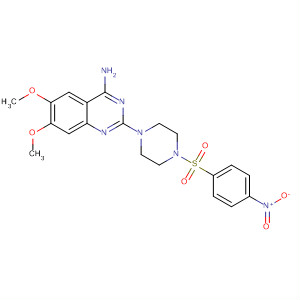 766532-66-5  Piperazine,1-(4-amino-6,7-dimethoxy-2-quinazolinyl)-4-[(4-nitrophenyl)sulfonyl]-