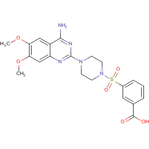 766532-72-3  Benzoic acid,3-[[4-(4-amino-6,7-dimethoxy-2-quinazolinyl)-1-piperazinyl]sulfonyl]-