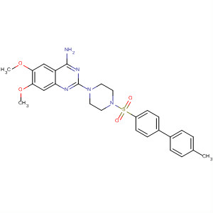766532-84-7  Piperazine,1-(4-amino-6,7-dimethoxy-2-quinazolinyl)-4-[(4'-methyl[1,1'-biphenyl]-4-yl)sulfonyl]-