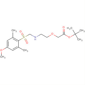 766558-32-1  Acetic acid,[2-[[(4-methoxy-2,6-dimethylphenyl)sulfonyl]methylamino]ethoxy]-,1,1-dimethylethyl ester