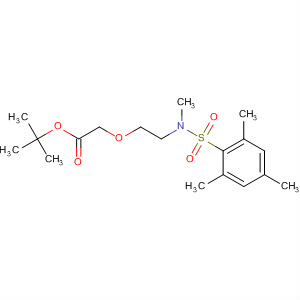 766558-34-3  Acetic acid, [2-[methyl[(2,4,6-trimethylphenyl)sulfonyl]amino]ethoxy]-,1,1-dimethylethyl ester
