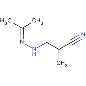 76680-62-1  Propanenitrile, 2-methyl-3-[(1-methylethylidene)hydrazino]-