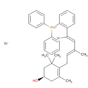 76682-26-3  Phosphonium,[(2E,4E)-5-[(4R)-4-hydroxy-2,6,6-trimethyl-1-cyclohexen-1-yl]-3-methyl-2,4-pentadienyl]triphenyl-, bromide