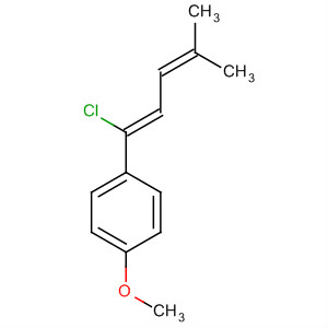 76725-63-8  Benzene, 1-(1-chloro-4-methyl-1,3-pentadienyl)-4-methoxy-, (Z)-