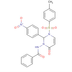 767307-89-1  Benzamide,N-[tetrahydro-3-[(4-methylphenyl)sulfonyl]-2-(4-nitrophenyl)-6-oxo-1(2H)-pyrimidinyl]-