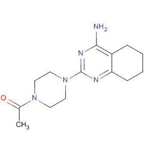 76781-14-1  Piperazine, 1-acetyl-4-(4-amino-5,6,7,8-tetrahydro-2-quinazolinyl)- 76781-14-1  Piperazine, 1-acetyl-4-(4-amino-5,6,7,8-tetrahydro-2-quinazolinyl)-