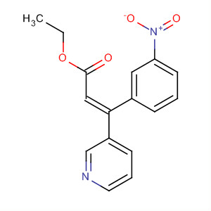 768403-16-3  2-Propenoic acid, 3-(3-nitrophenyl)-3-(3-pyridinyl)-, ethyl ester, (2E)-