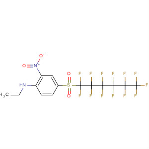 76848-28-7  Benzenamine, N-ethyl-2-nitro-4-[(tridecafluorohexyl)sulfonyl]-